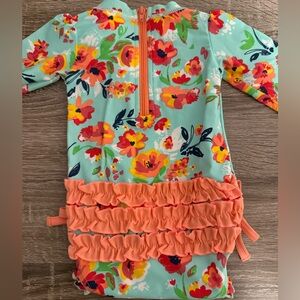Rufflebutts Floral swimsuit